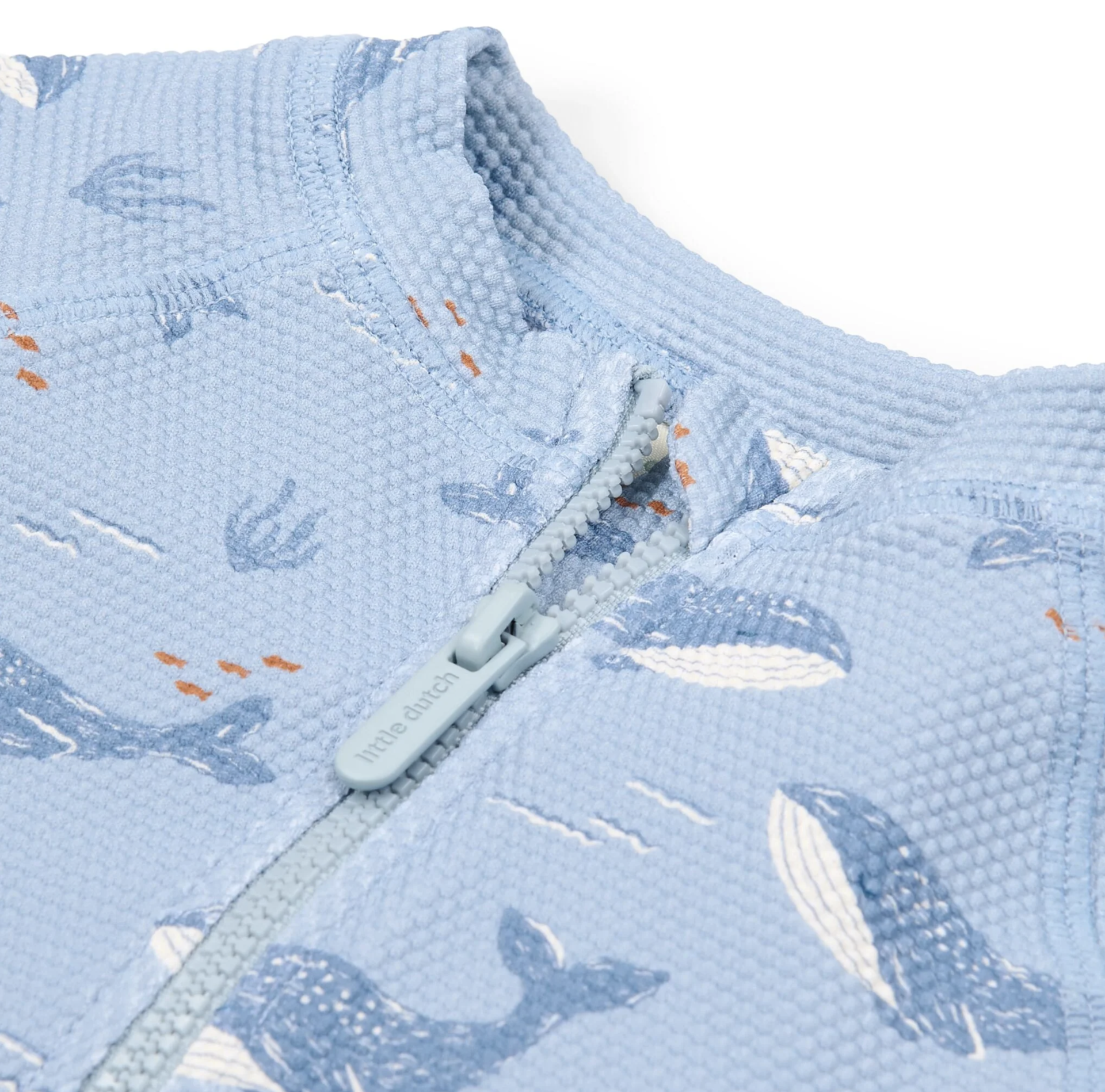 Camisola de Banho Short Sleeve Blue Ocean Splash - Little Dutch