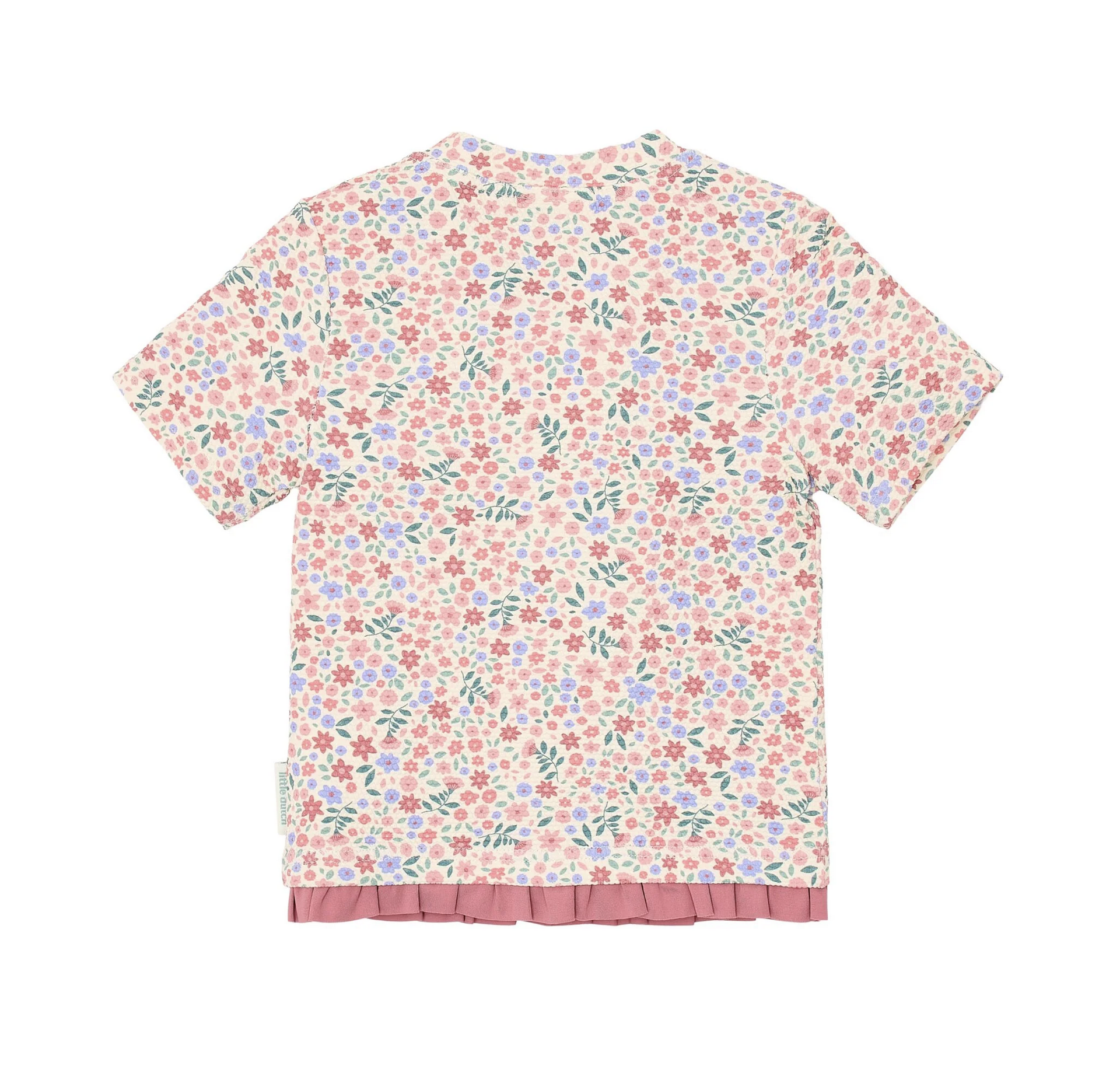 Camisola de Banho Short Sleeve Floral Print - Little Dutch