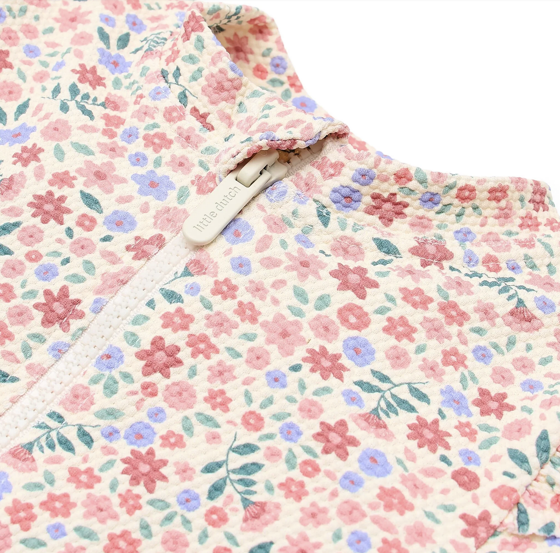 Camisola de Banho Short Sleeve Floral Print - Little Dutch