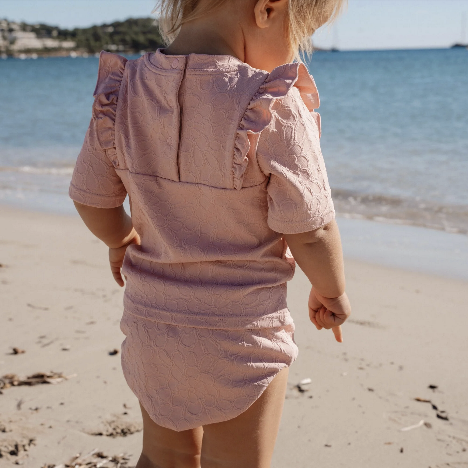 Camisola de Banho Short Sleeve Pink - Little Dutch
