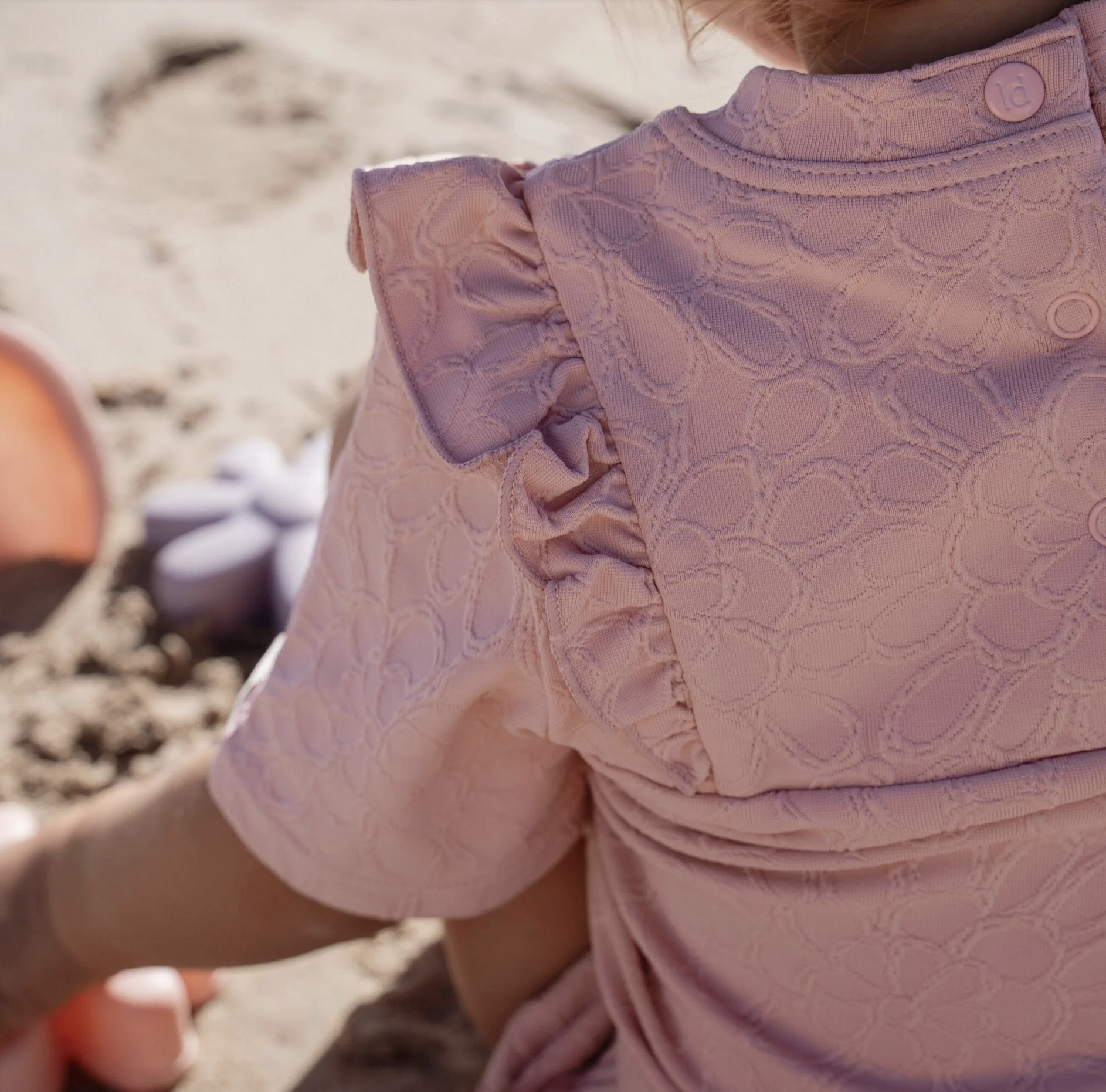 Camisola de Banho Short Sleeve Pink - Little Dutch