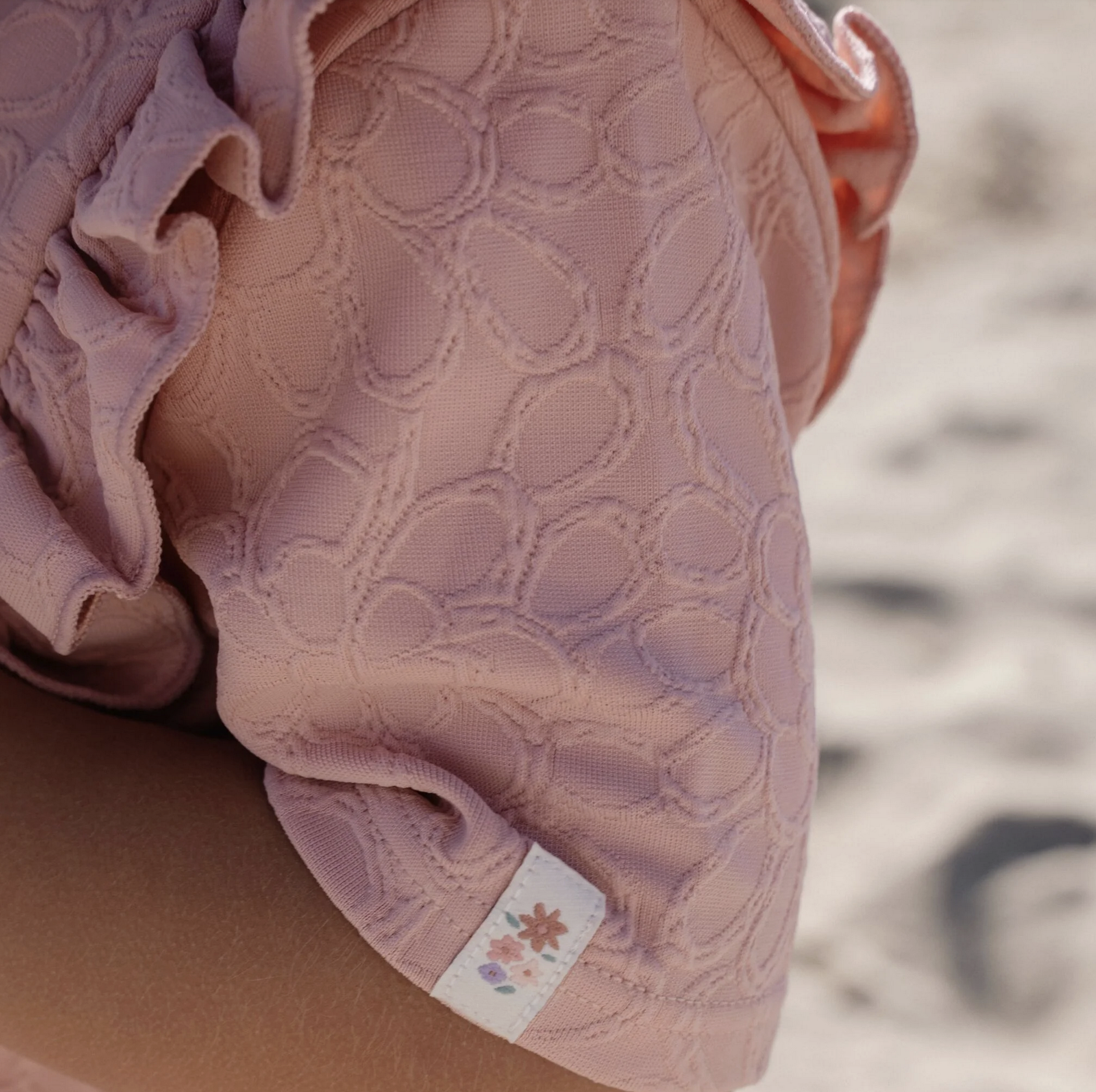 Camisola de Banho Short Sleeve Pink - Little Dutch