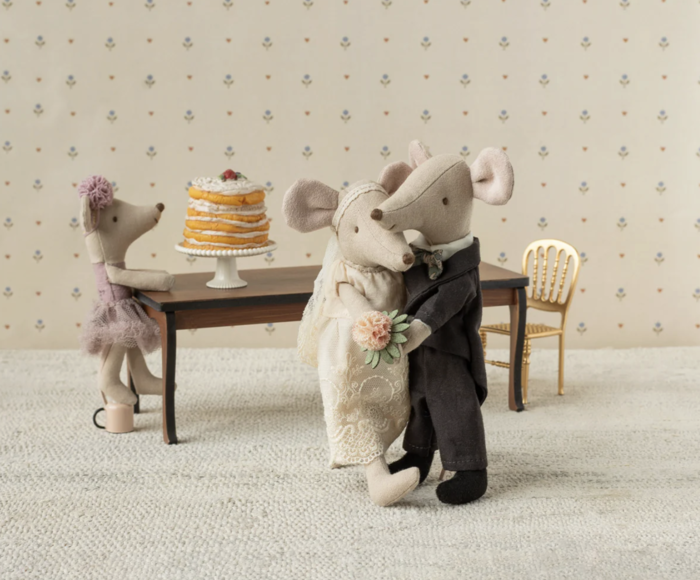 Casal Ratinhos Noivos - Maileg
