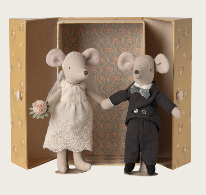 Casal Ratinhos Noivos - Maileg