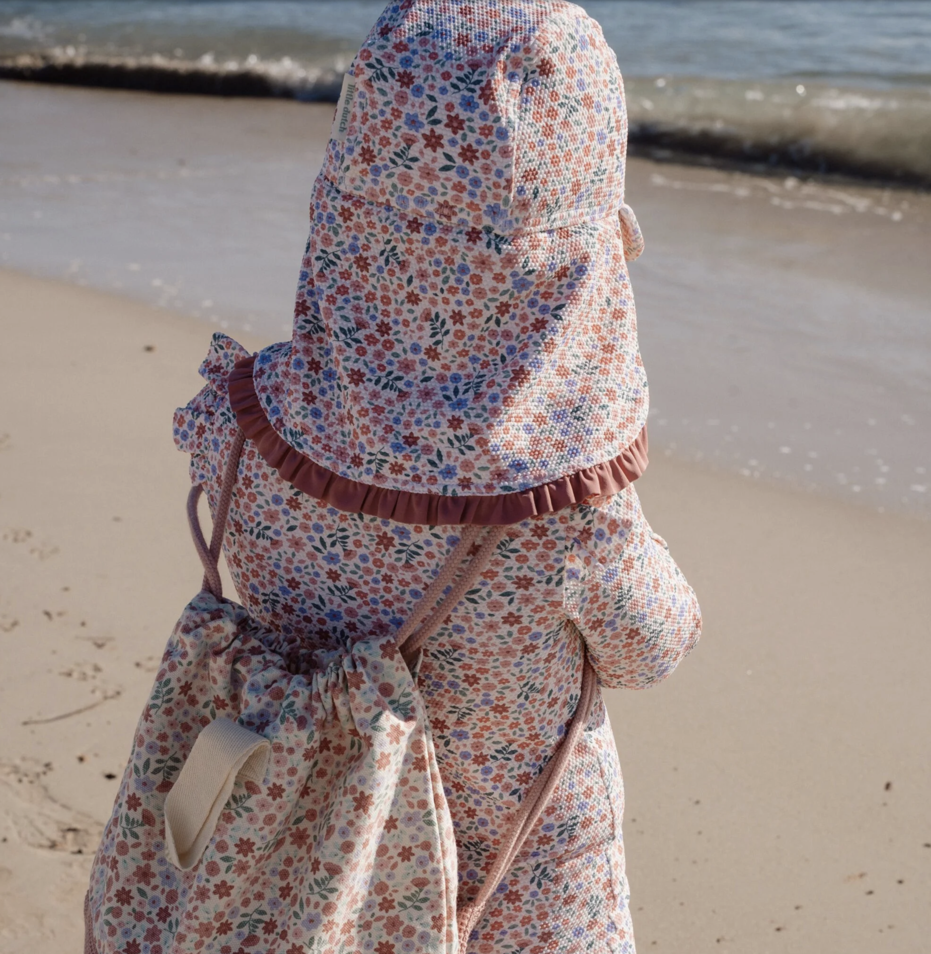 Chapéu de Banho Floral Print - Little Dutch
