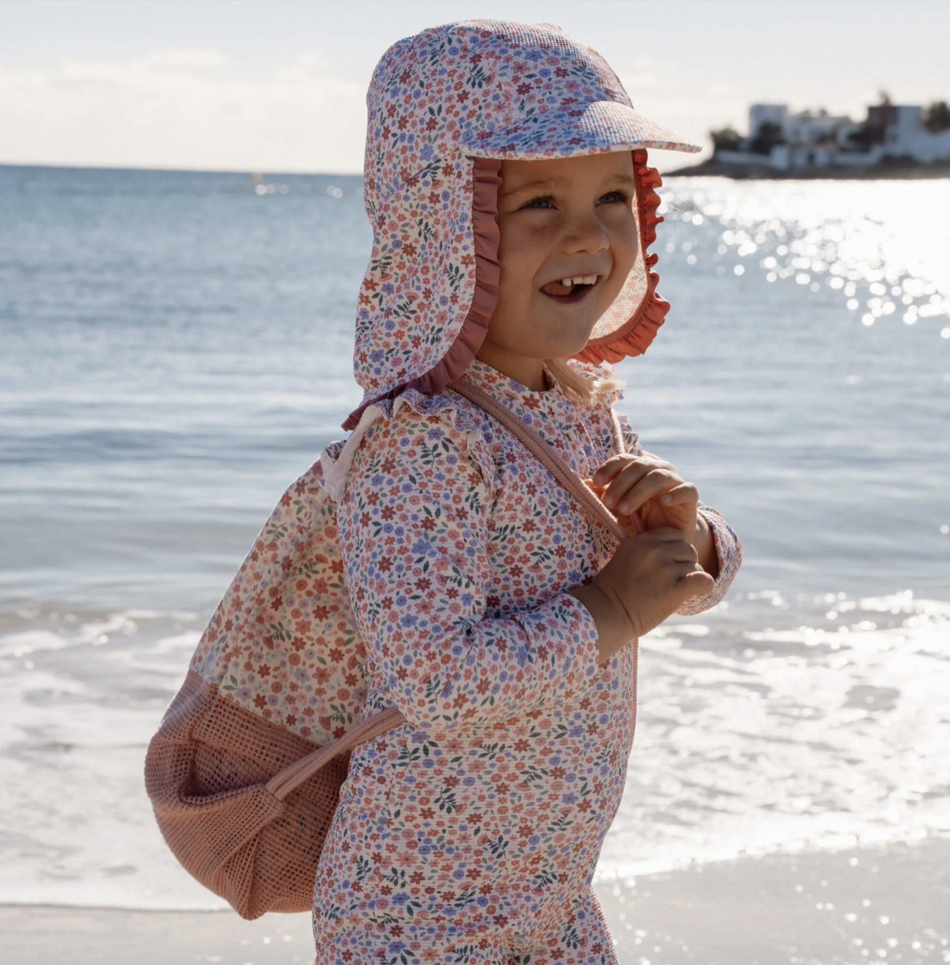 Chapéu de Banho Floral Print - Little Dutch