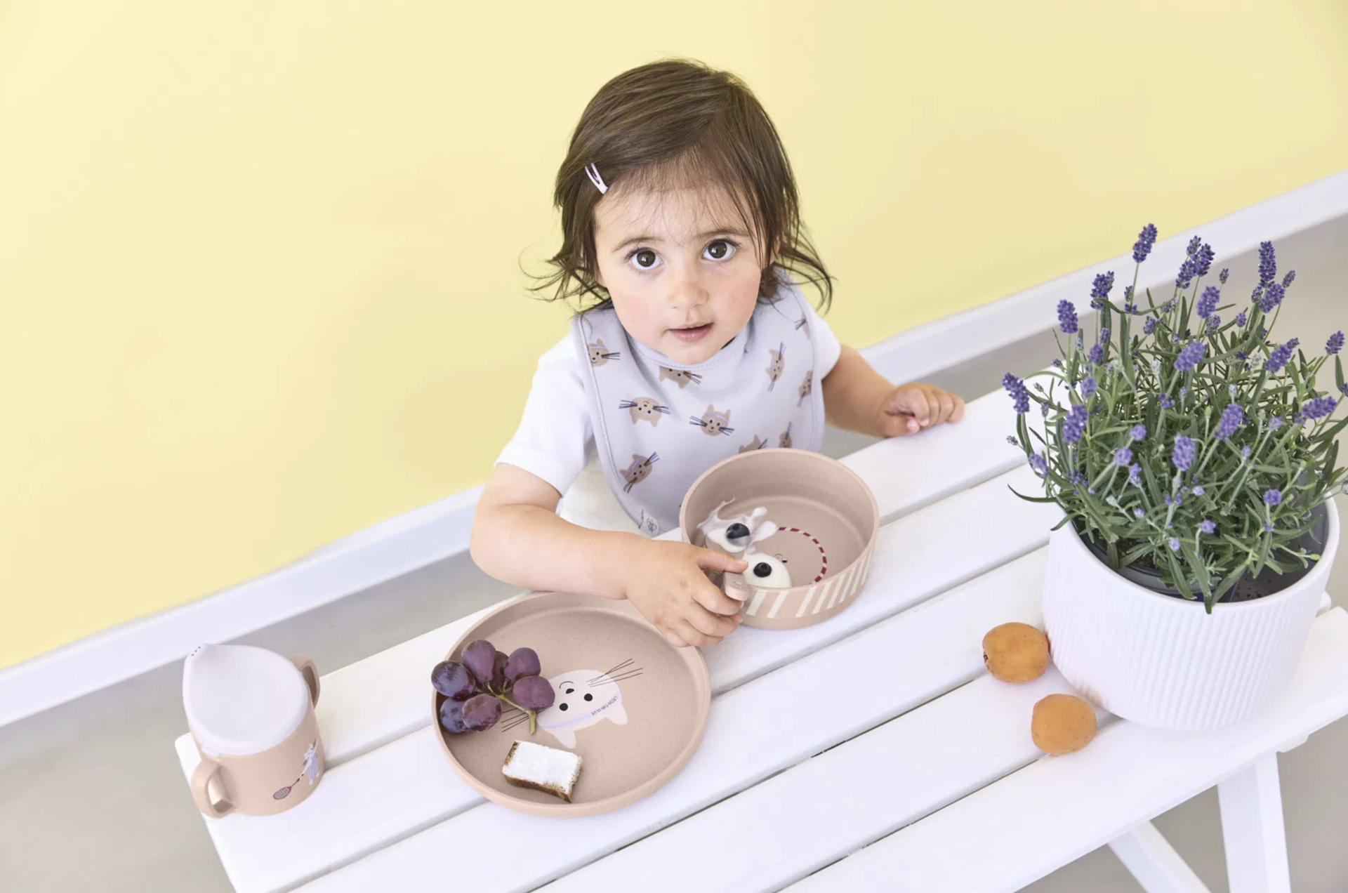 Conjunto de Alimentação Tiny Team Cat - Lassig