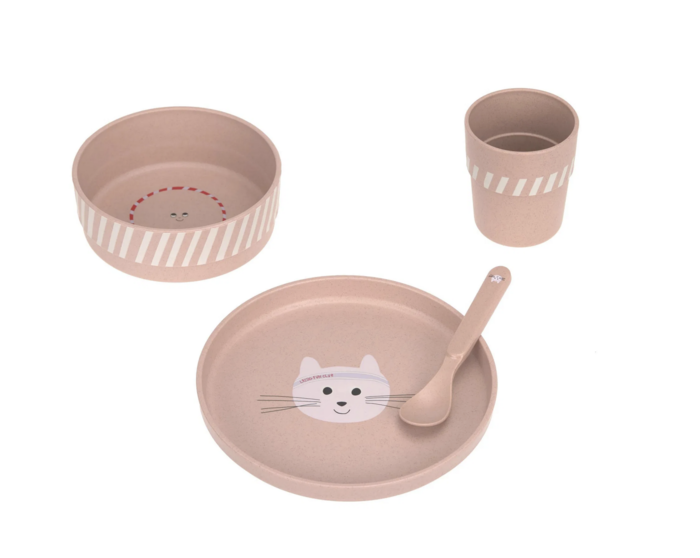 Conjunto de Alimentação Tiny Team Cat - Lassig