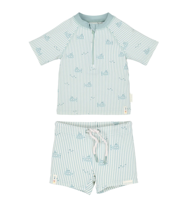 Conjunto de Banho UPF 40 Green Ocean Adventure - Little Dutch