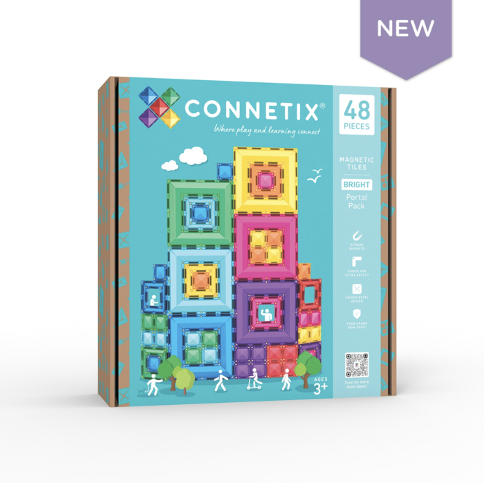 Connetix Bright Portal Pack 48 pc - Connetix Tiles