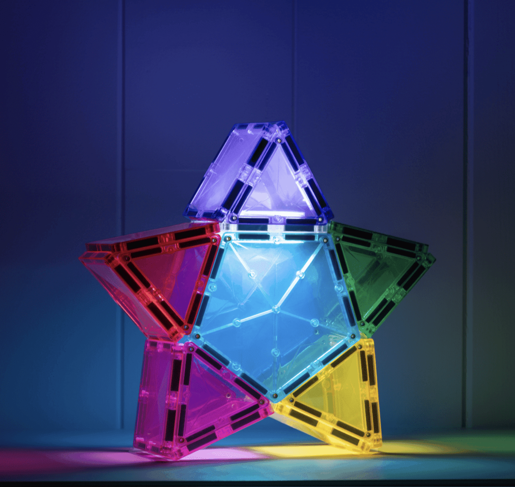 Connetix Light Star Pack 28 Peças - Connetix Tiles