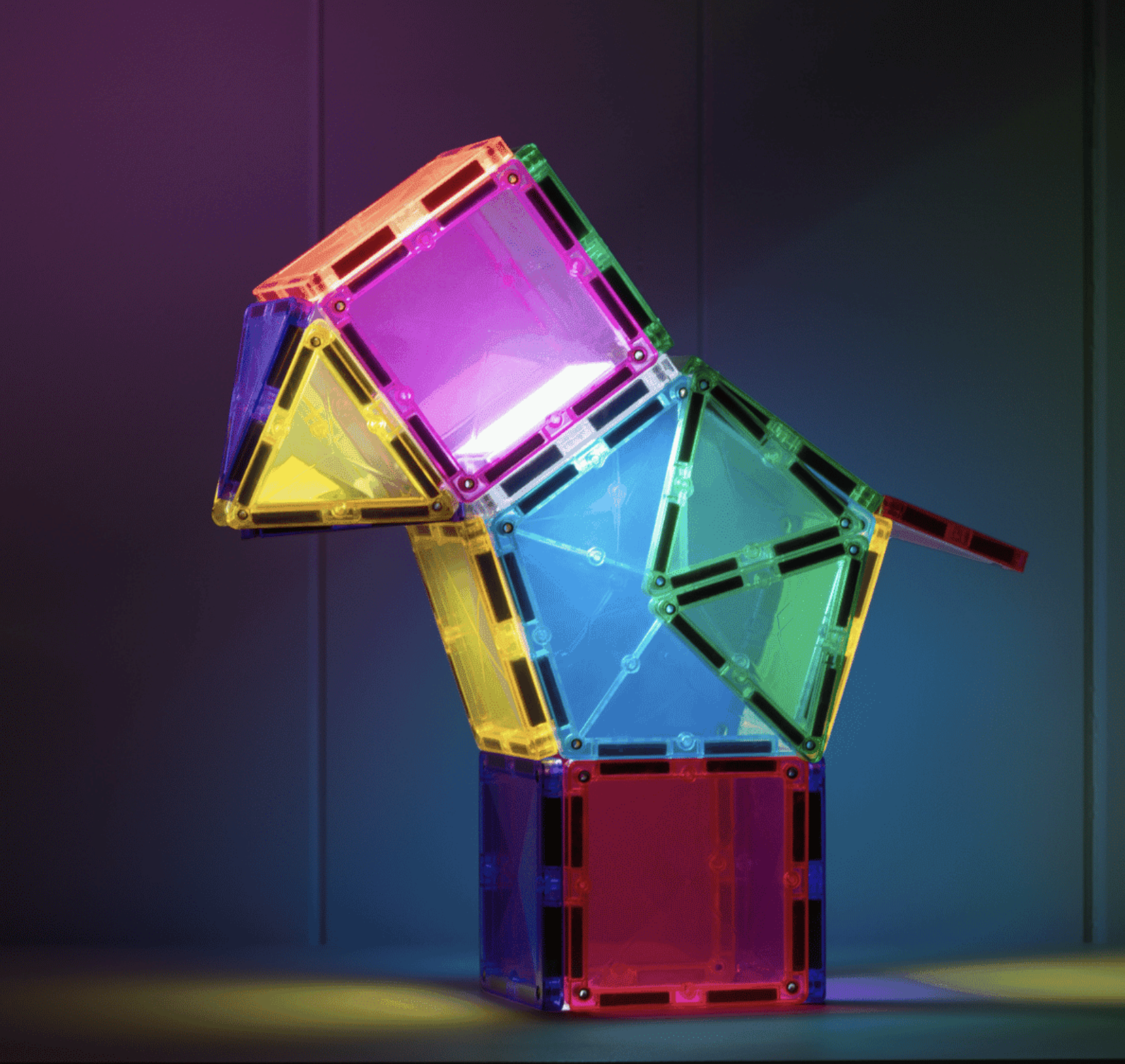 Connetix Light Star Pack 28 Peças - Connetix Tiles