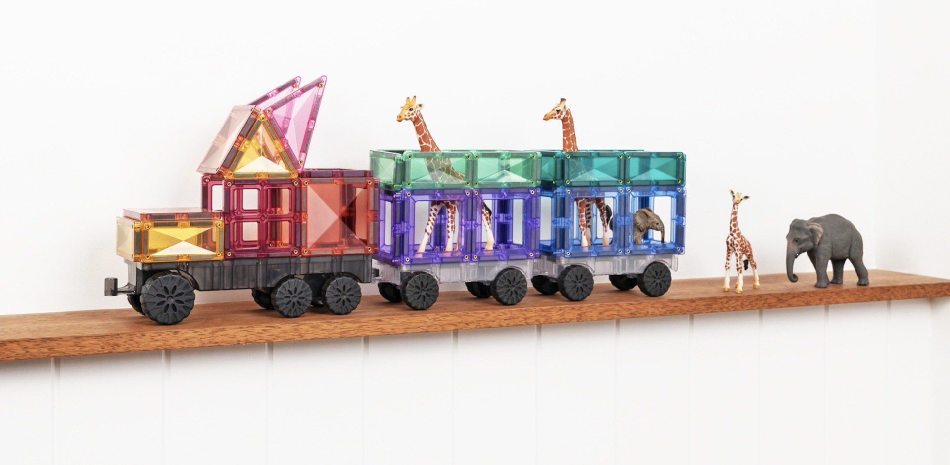 Connetix Pastel Transport Pack 50 pc - Connetix Tiles