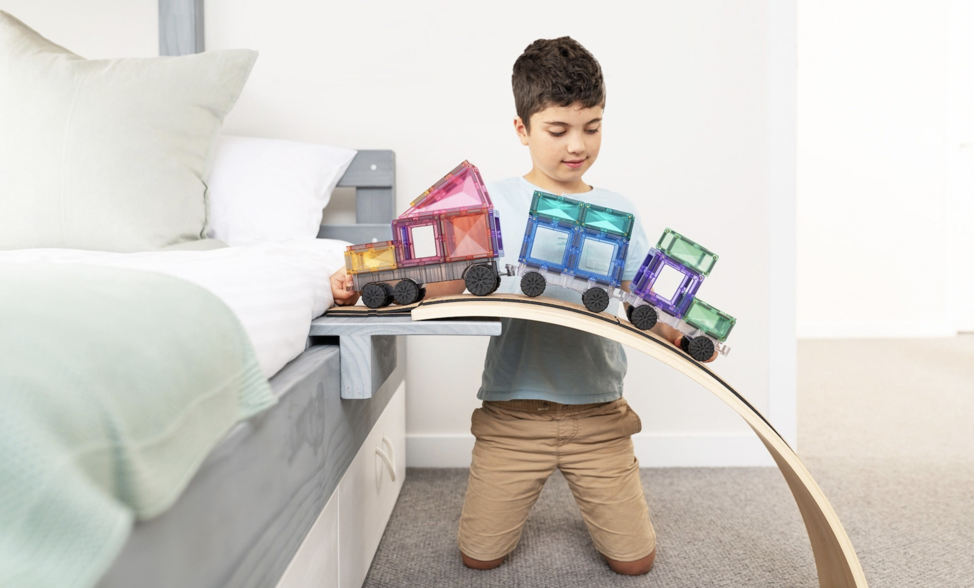 Connetix Pastel Transport Pack 50 pc - Connetix Tiles