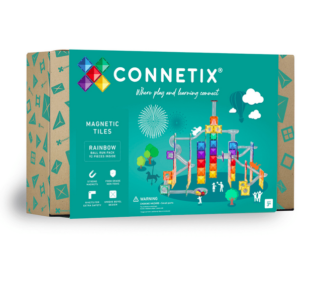 Connetix Rainbow Ball Run Pack 92 Peças