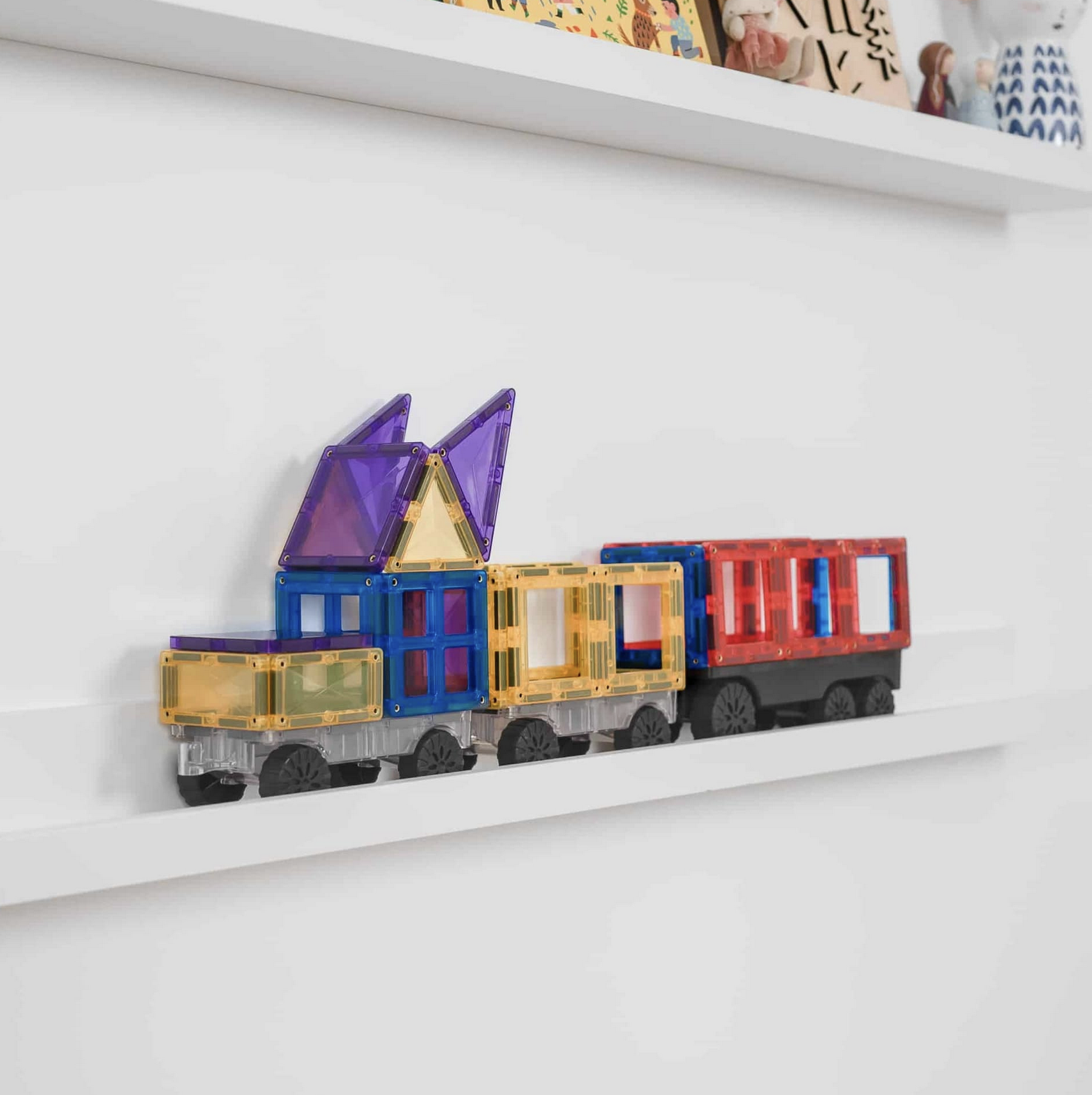 Connetix Rainbow Transport Pack 50 Peças - Connetix Tiles 3