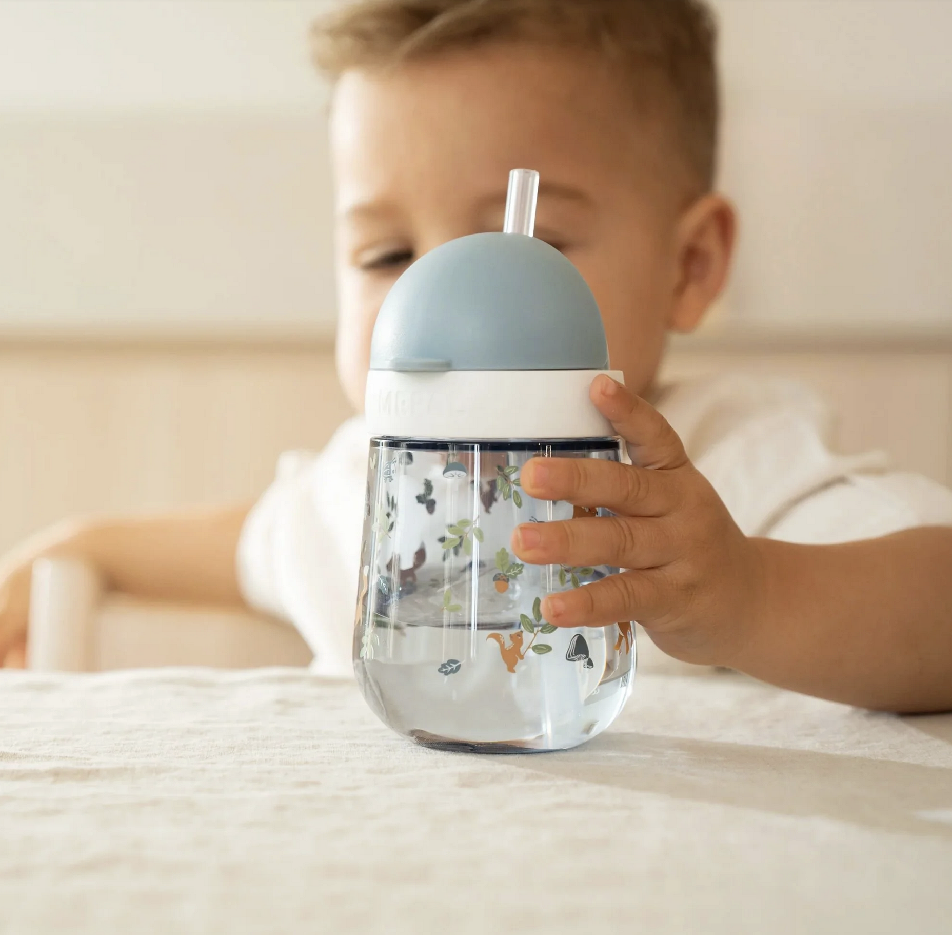 Copo com Palhinha Mio 300 ml Forest Friends - Little Dutch