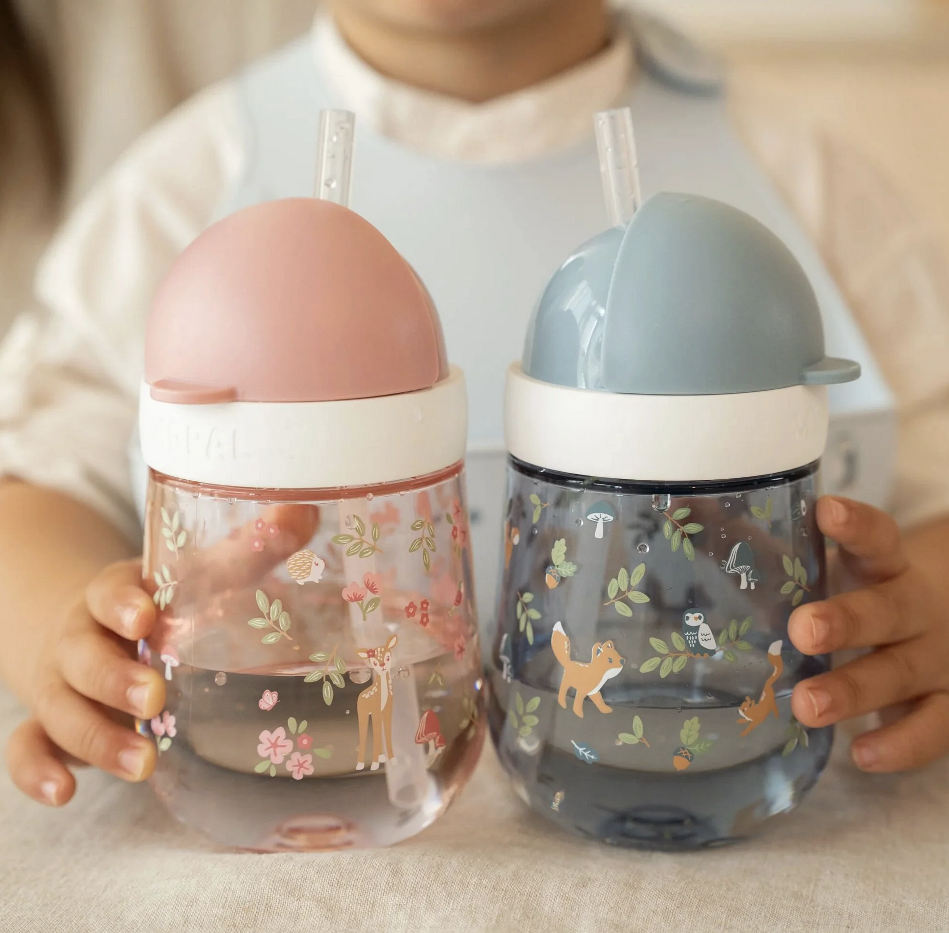 Copo com Palhinha Mio 300 ml Forest Friends - Little Dutch