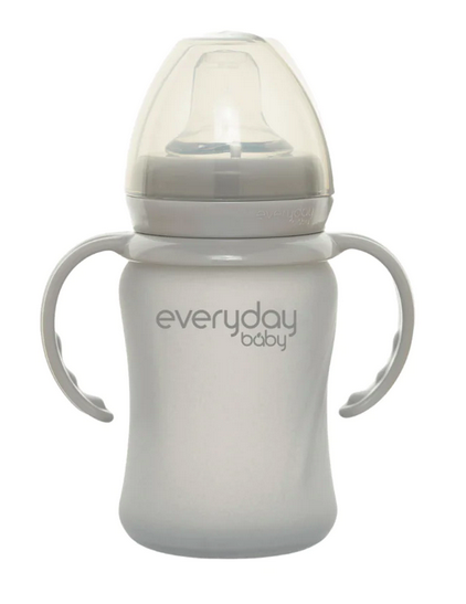 Copo de Treino em Vidro Grey - Everyday Baby