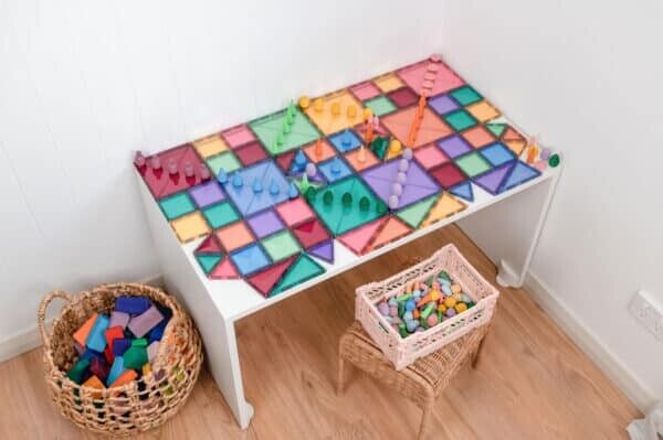  Connetix Pastel Starter Pack 64 Peças - Connetix Tiles 