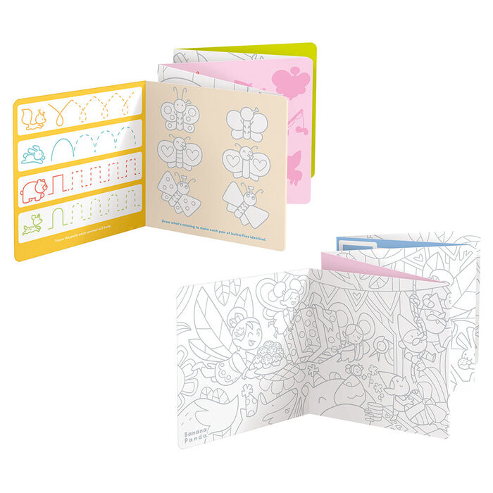 Looong Coloring Books I Love Coloring Fairies - Banana Panda