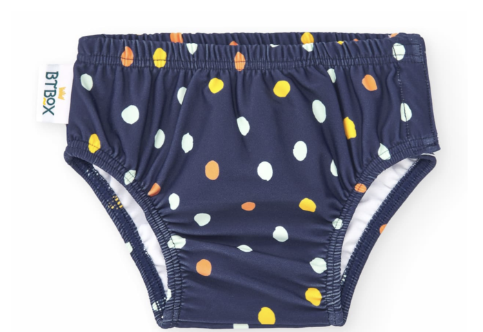  Fralda de Banho UPF 50+ Dots Navy - BtBox 