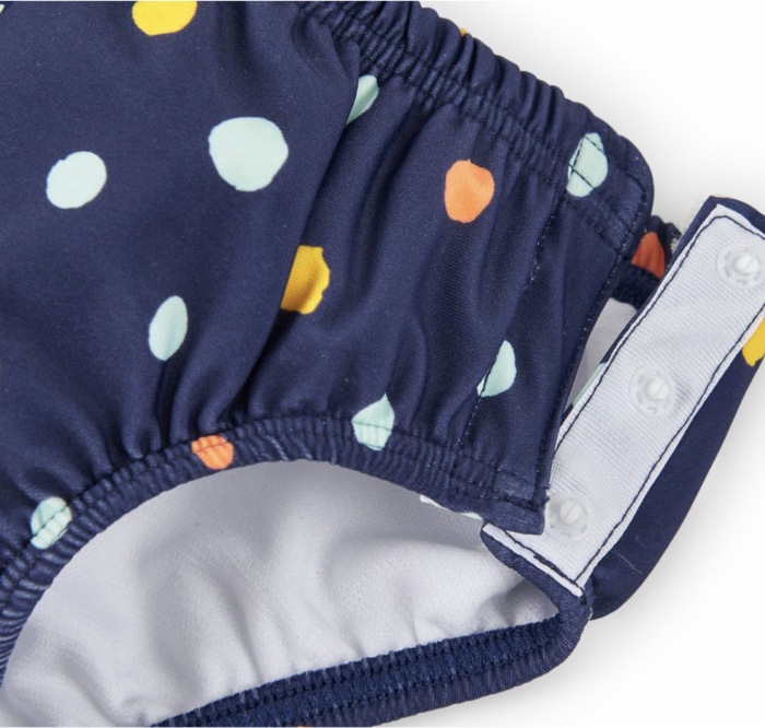  Fralda de Banho UPF 50+ Dots Navy - BtBox 