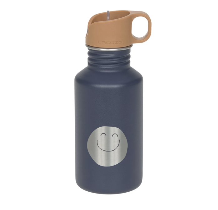 Garrafa Little Gang Smile Navy 500ml - Lassig