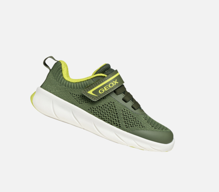 Geox Foot-Run Military/Lime