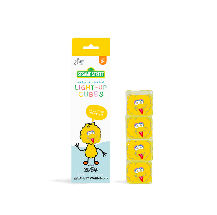 Glo Pals - Big Bird Cubo Luminoso Amarelo