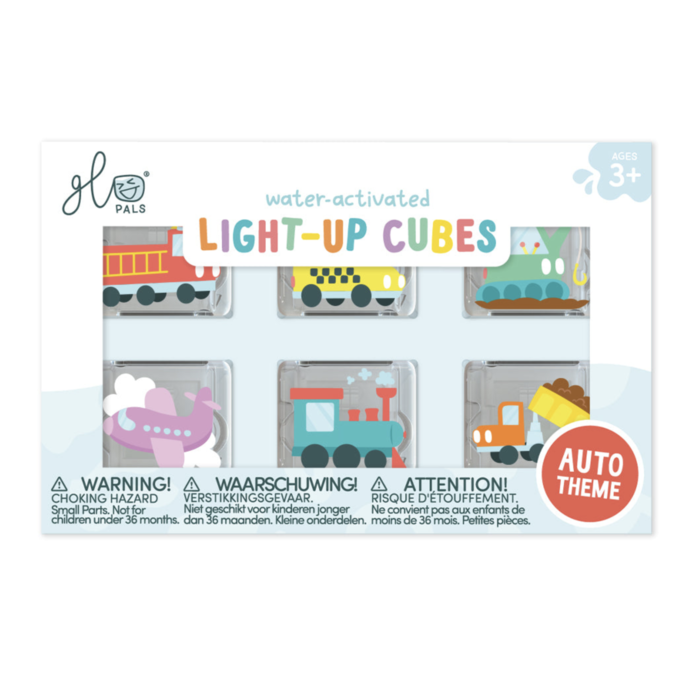 Glo Pals Auto Light-Up Cubes 6 Pack