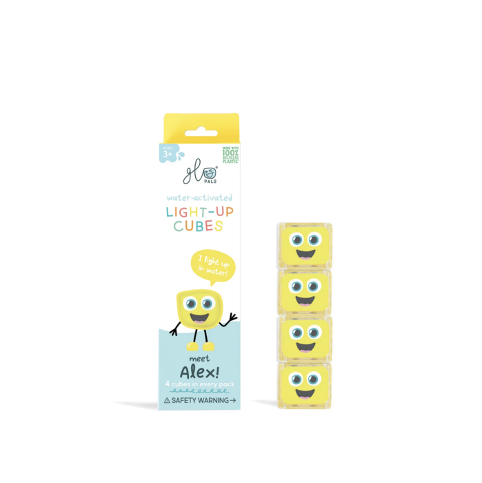 Glo Pals - Alex Cubo Luminoso Amarelo