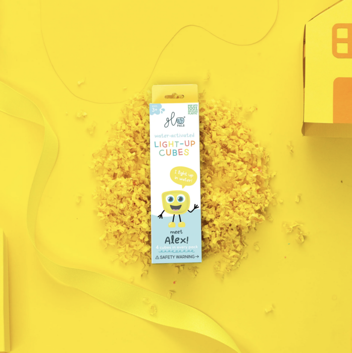 Glo Pals - Alex Cubo Luminoso Amarelo