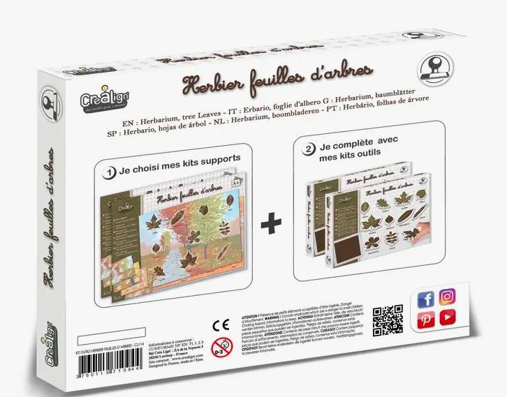 Herbário Folhas de Árvores 