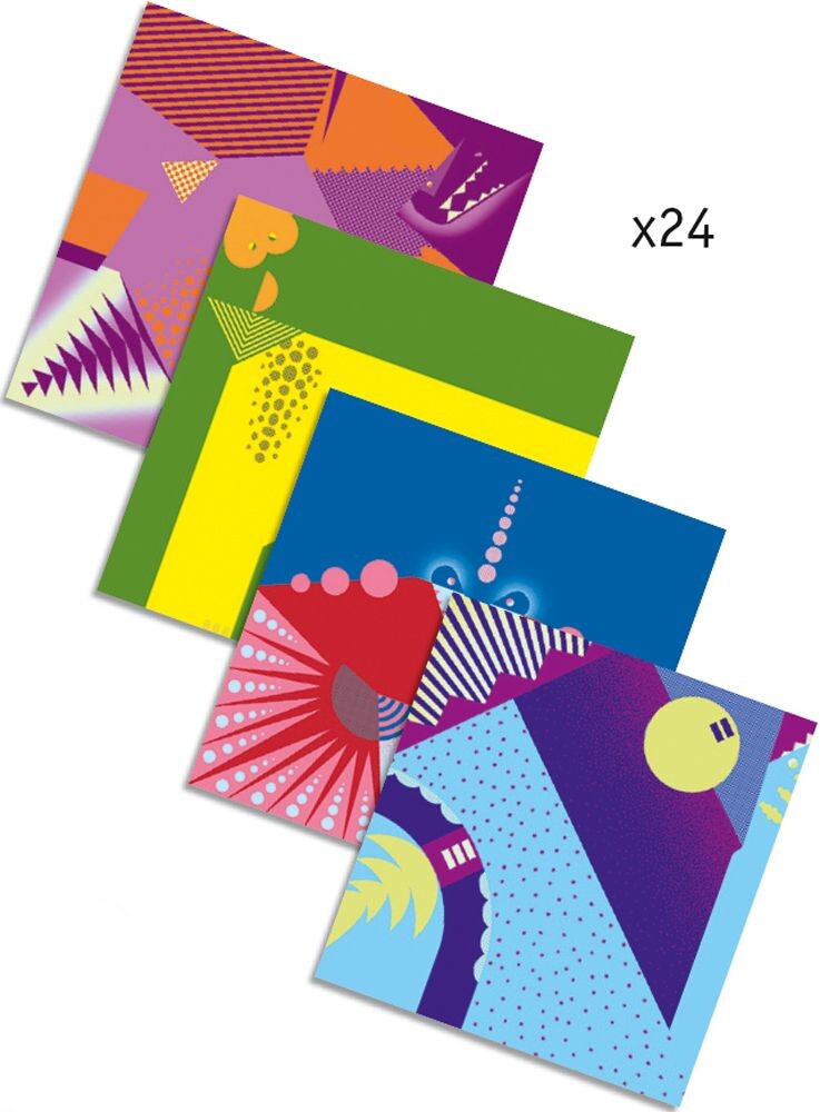 Jogo de Origami Dinossauros - Djeco