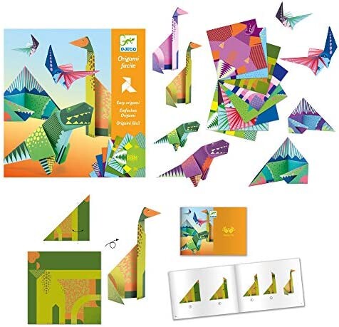 Jogo de Origami Dinossauros - Djeco