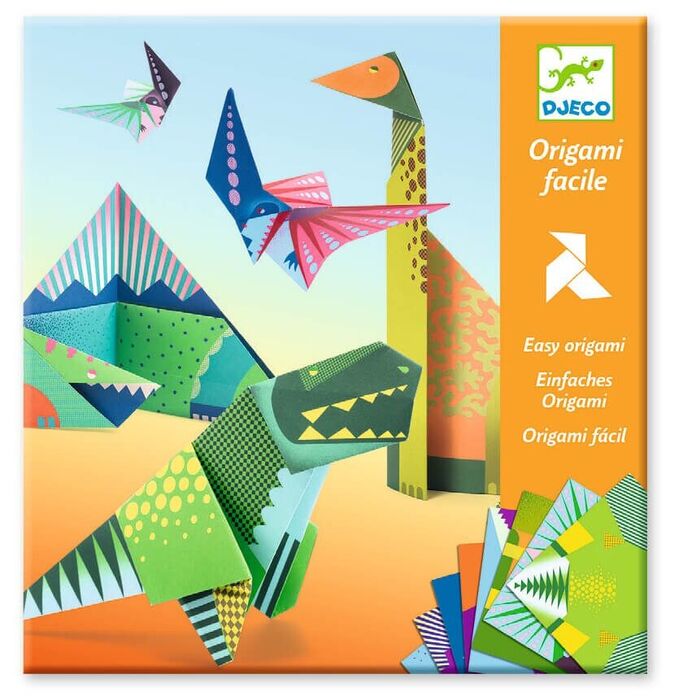 Jogo de Origami Dinossauros - Djeco