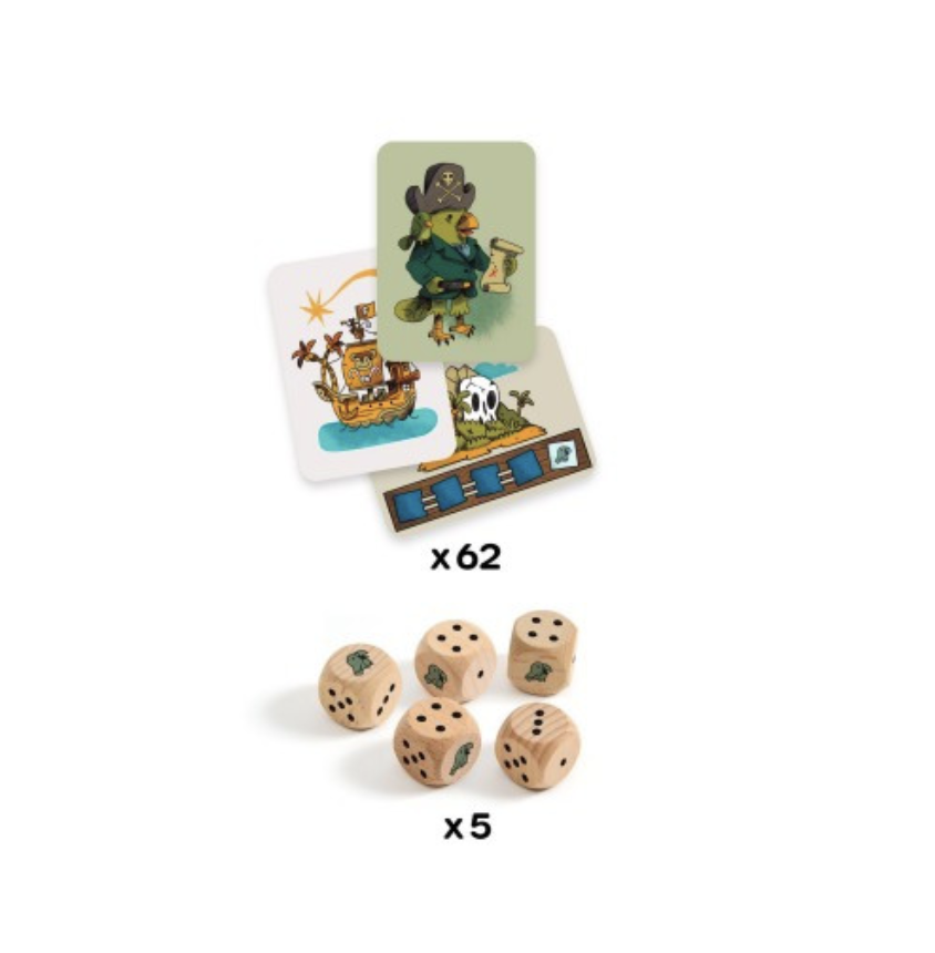 Jogo de Sorte Pirates n Dice - Djeco