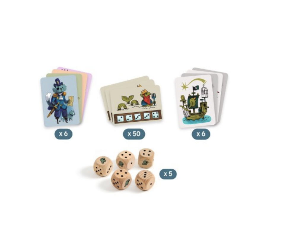 Jogo de Sorte Pirates n Dice - Djeco