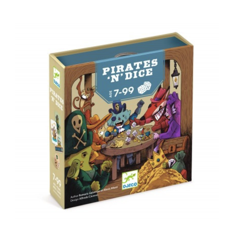 Jogo de Sorte Pirates n Dice - Djeco