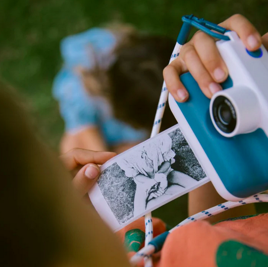 K-Print Máquina Fotográfica c/ Impressão Azul - Kidywolf
