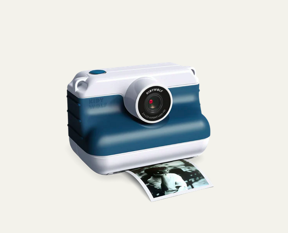 K-Print Máquina Fotográfica c/ Impressão Azul - Kidywolf