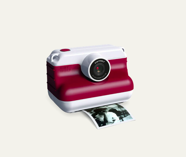 K-Print Máquina Fotográfica c/ Impressão Vermelha - Kidywolf