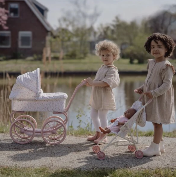 Carrinho de Bebé Essentials Soft Flowers - Little Dutch