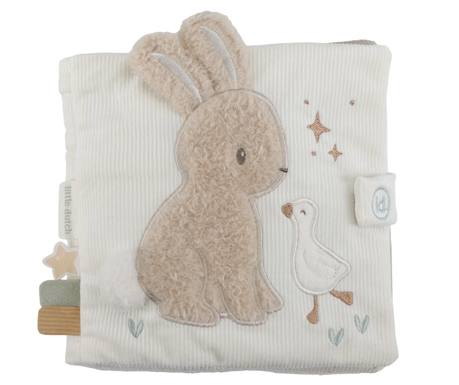 Livro de Actividades Beige Newborn Naturals - Little Dutch