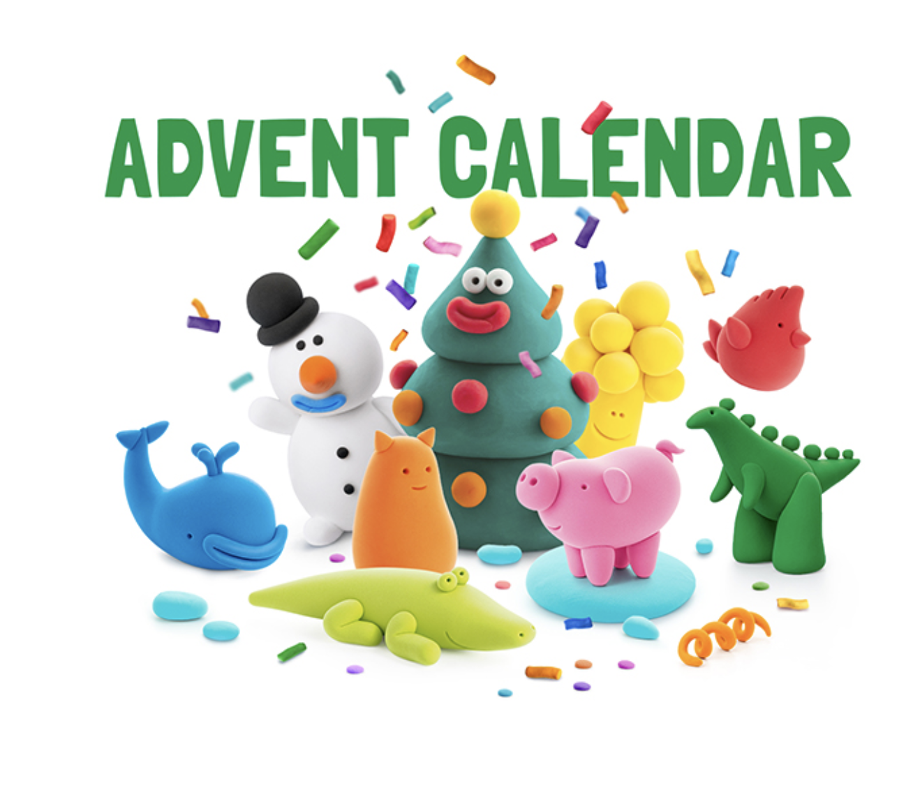 Massas de Modelar Calendário do Advento - Hey Clay
