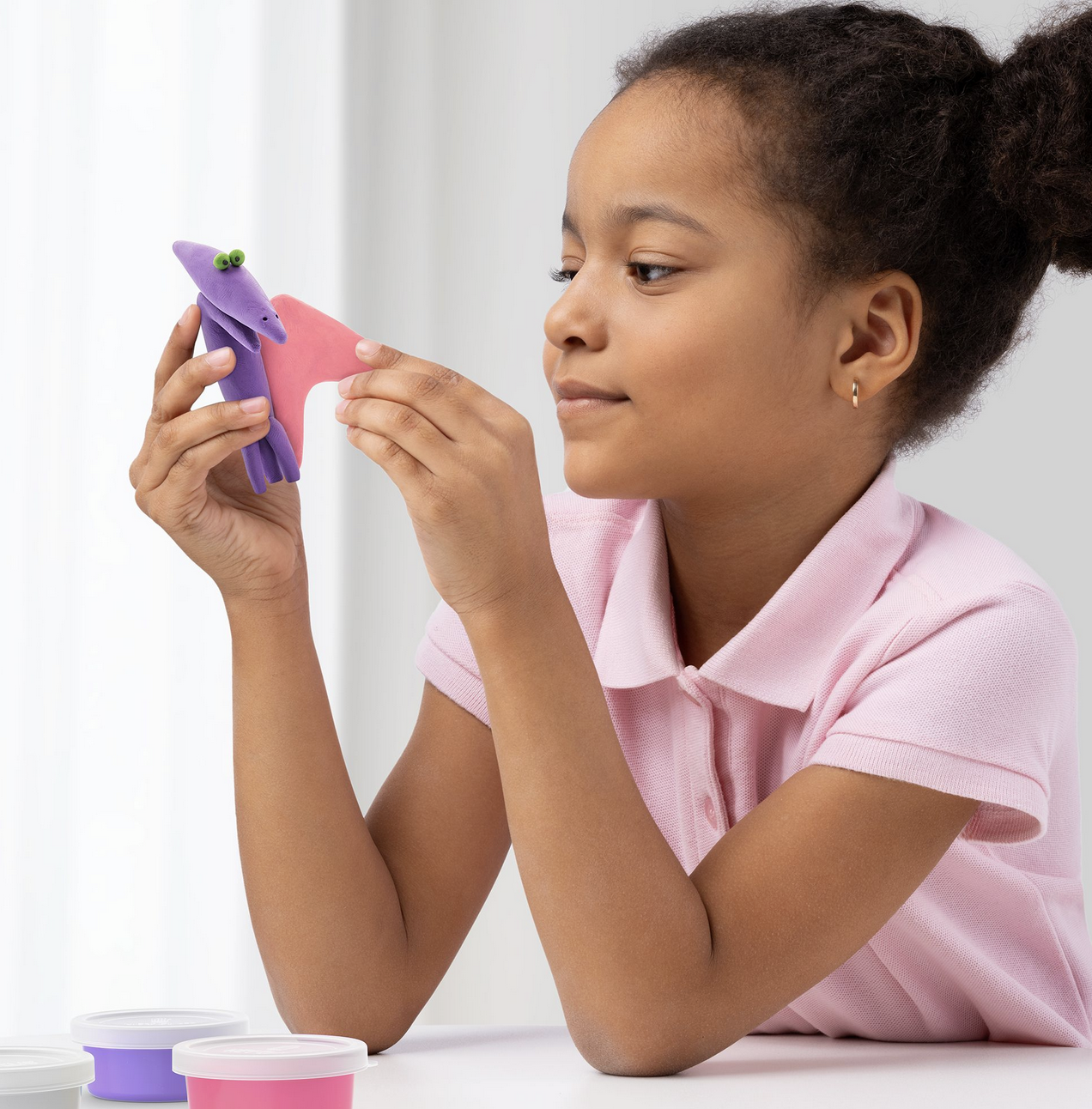 Massas de Modelar Coloridas Dinos - Hey Clay