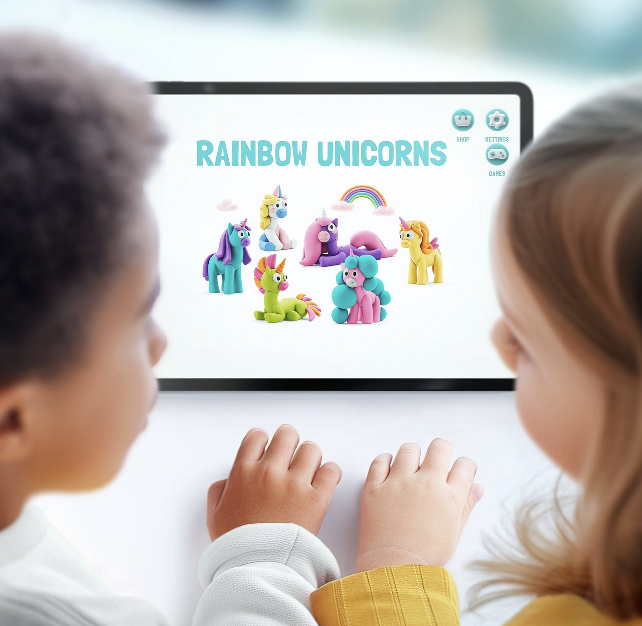 Massas de Modelar Rainbow Unicorns - Hey Clay