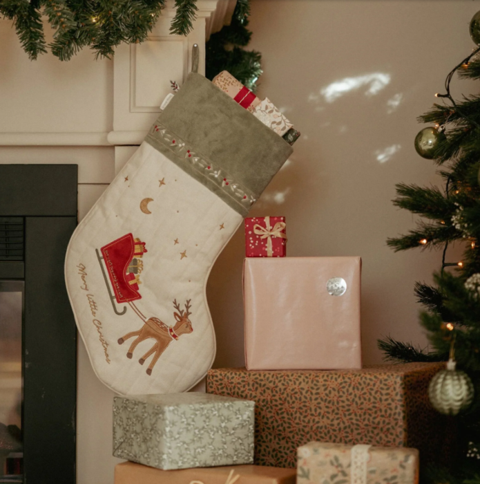 Meia de Natal XL Green Christmas - Little Dutch