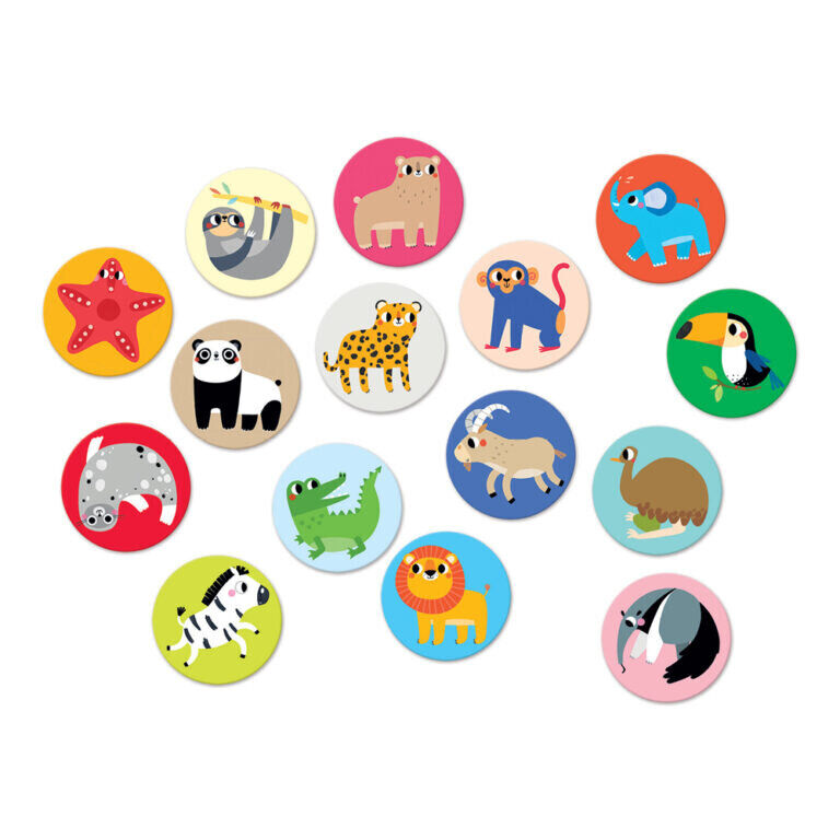 On-the-Go Memory Game Wild Animals - Banana Panda